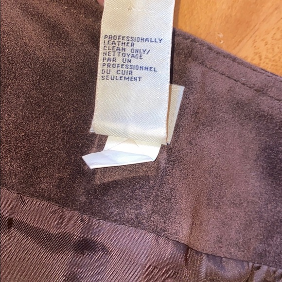💼 GAP Brown Suede Skirt - Picture 6 of 7